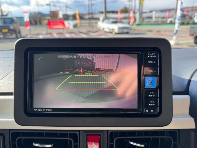 ムーヴキャンバス ストライプスＧターボ　４ＷＤ　ナビ　フルセグ　ＣＤ　ＤＶＤ　バックカメラ　クルーズコントロール　スマートアシスト　シートヒーター　エンジンスターター　スマートキー　両側電動スライドドア　修復歴無し　走行距離１４，２５５ｋｍ（19枚目）