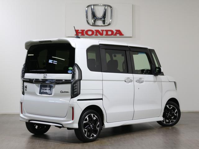 N-BOXカスタム G・Lターボホンダセンシング ギャザズメモリーナビ フルセグ DVD リアカメラ ETC シートヒーター 両側電動スライドドア LEDヘッドライト アルミホイール(5枚目)