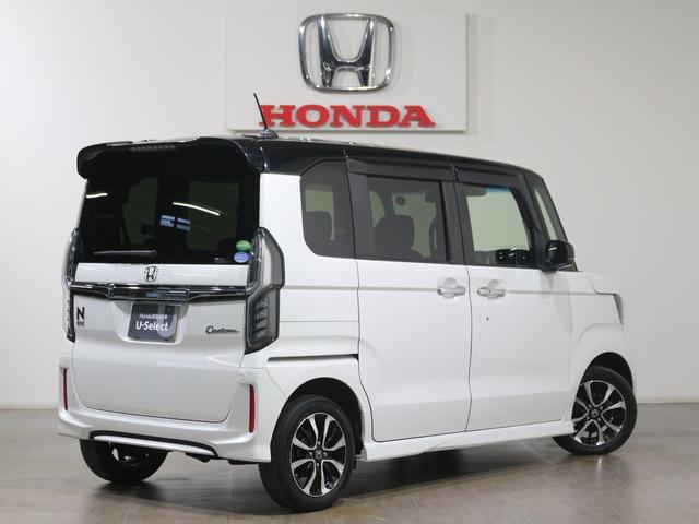 N-BOXカスタム G・Lホンダセンシング ギャザズメモリーナビ フルセグ DVD リアカメラ ETC シートヒーター エンスタ LEDヘッドライト アルミホイール(5枚目)