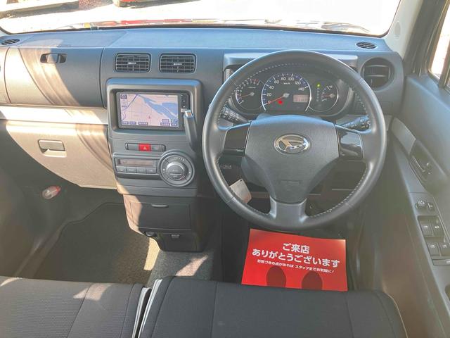 ムーヴコンテ カスタム　ＲＳ　４ＷＤ　ドライブレコーダー　ナビ　ＴＶ　ＨＩＤ　スマートキー　アイドリングストップ　電動格納ミラー　ベンチシート　ターボ　ＣＶＴ　盗難防止システム　ＡＢＳ　ＣＤ　ＵＳＢ　アルミホイール　衝突安全ボディ（2枚目）