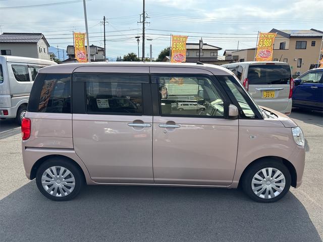 ムーヴキャンバス Ｌ　４ＷＤ　ワンオーナー車　両側スライドドア　社外ワンセグナビ　ＥＴＣ　アイドリングストップ　衝突被害軽減ブレーキ　衝突安全ボディ　盗難防止システム（5枚目）
