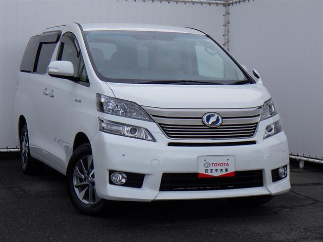 ヴェルファイアハイブリッド Ｘ　４ＷＤ　フルセグ　ＨＤＤナビ　ＤＶＤ再生　後席モニター　バックカメラ　ＥＴＣ　ドラレコ　両側電動スライド　ＨＩＤヘッドライト　乗車定員７人　３列シート（4枚目）