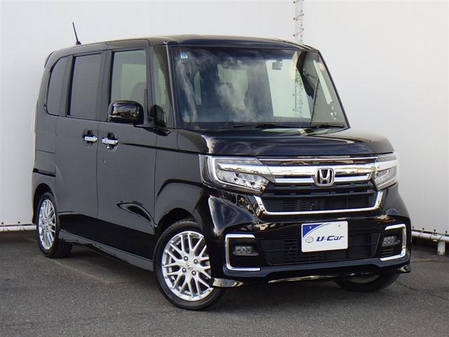 N-BOXカスタム Lターボ フルセグ メモリーナビ DVD再生 バックカメラ 衝突被害軽減システム ETC ドラレコ 両側電動スライド LEDヘッドランプ(4枚目)