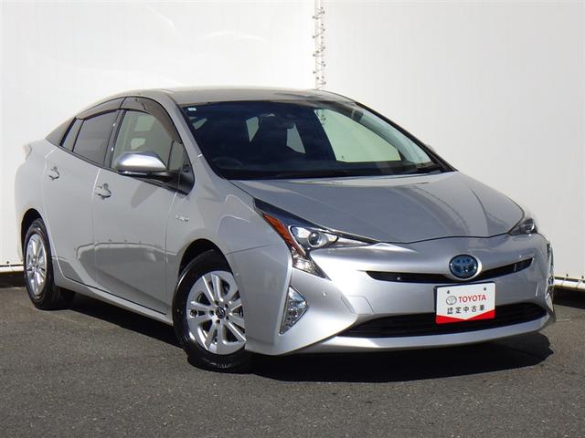 プリウス S フルセグ メモリーナビ DVD再生 バックカメラ 衝突被害軽減システム ETC LEDヘッドランプ(4枚目)