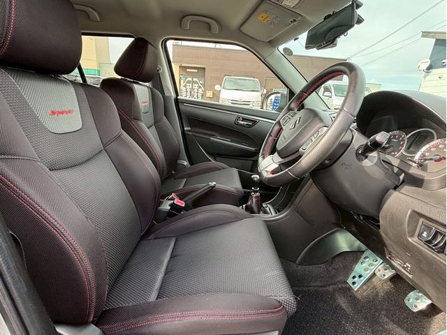 スイフトスポーツ 前後社外ドラレコ ローダウン KYBダウンサス KYBショックアブソーバー(10枚目)