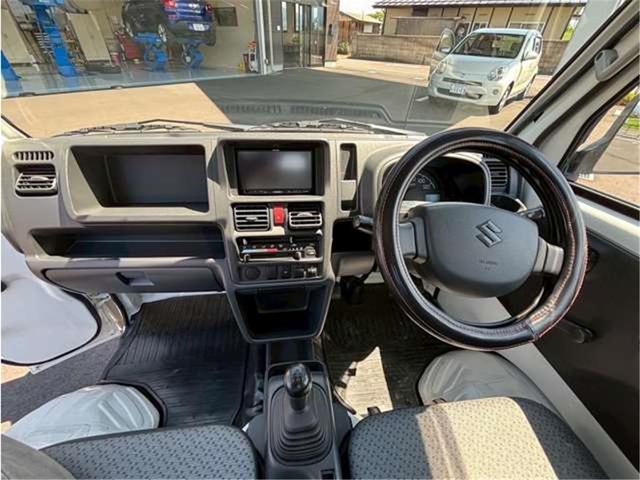 キャリイトラック KCエアコン・パワステ 前後ドラレコ 社外アルミホイール 社外メモリーナビ ワンセグTV 4WD(13枚目)