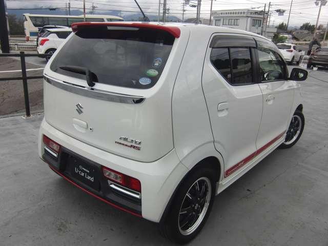 アルトターボＲＳ ６６０　ターボＲＳ　オートギヤシフト　禁煙車　社外１カメラドライブレコーダー　社外ツィーター　インダッシュメモリーナビ　バックカメラ　ＥＴＣ　運転席シートヒーター　アイドリングストップ機能　横滑り防止機能　フロントフォグランプ（2枚目）
