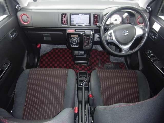 アルトターボＲＳ ６６０　ターボＲＳ　オートギヤシフト　禁煙車　社外１カメラドライブレコーダー　社外ツィーター　インダッシュメモリーナビ　バックカメラ　ＥＴＣ　運転席シートヒーター　アイドリングストップ機能　横滑り防止機能　フロントフォグランプ（3枚目）