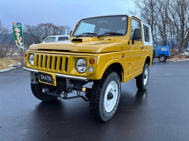 ジムニー XLリミテッド ツートン全塗装 リフトアップ 社外グリル 社外前後バンパー ウッドステアリング F6Aエンジン(5枚目)