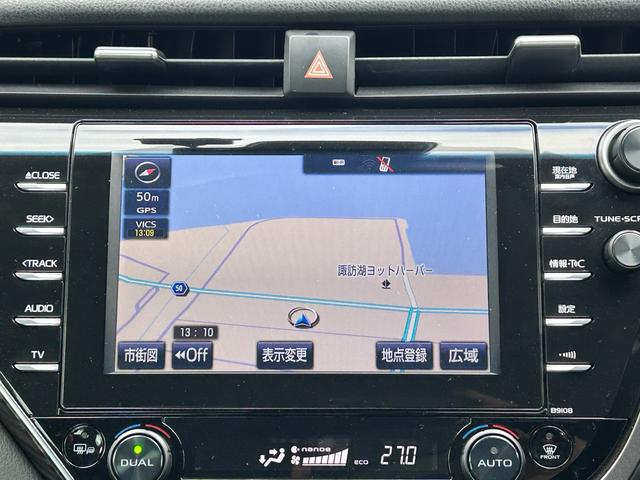 カムリ Ｇ　ワンオーナー車／サンルーフ／モデリスタエアロ／クリアランスソナー／ＢＳＭ／８インチナビ／ＰＣＳ＆ＡＣＣ／ＬＥＤヘッド／Ｂｌｕｅｔｏｏｔｈ／ＥＴＣ２．０（10枚目）