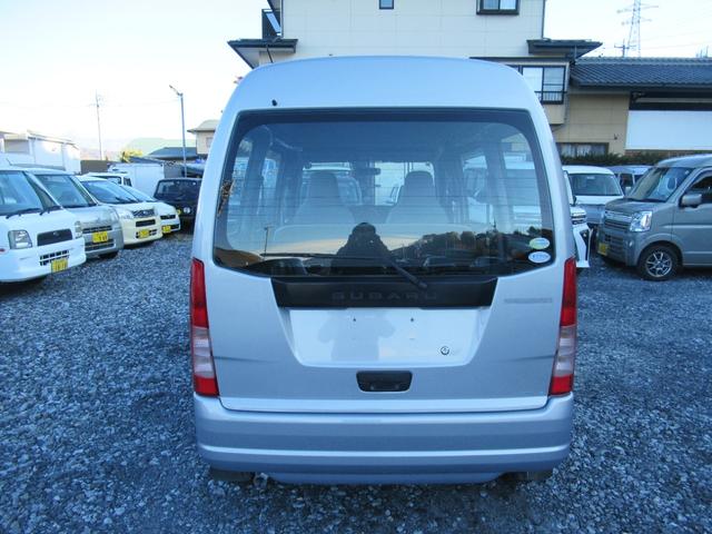 サンバーバン ＶＢ　４ＷＤ　オートマ　タイミングベルト交換　新品タイヤ　エアコン　パワステ（5枚目）