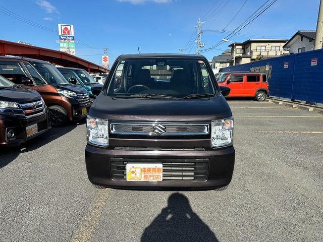 ワゴンＲ ＦＡ　ＦＡ（４名）　前後誤発進抑制機能　盗難防止　運転席エアバック　ＰＷ　フルフラット　オートハイビーム　オートエアコン　ＷエアＢ　ソナー　横滑り防止装置付　パワステ　ＡＢＳ付き　ベンチシート　オートライト（10枚目）