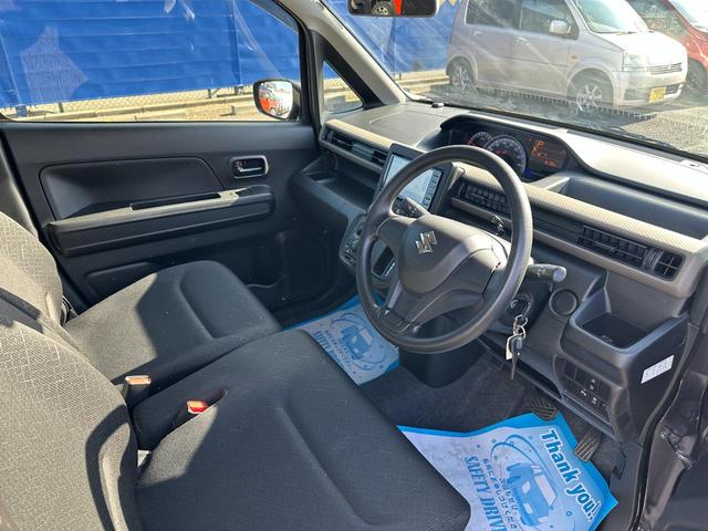 ワゴンＲ ＦＡ　ＦＡ（４名）　前後誤発進抑制機能　盗難防止　運転席エアバック　ＰＷ　フルフラット　オートハイビーム　オートエアコン　ＷエアＢ　ソナー　横滑り防止装置付　パワステ　ＡＢＳ付き　ベンチシート　オートライト（18枚目）