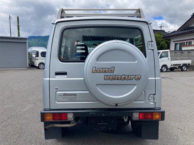 ジムニー ランドベンチャー　４ＷＤ　ターボ　オートマ　カセット　アルミホイール　後付けパワーウィンドウ　修復歴無し　実走行　エアコン　パワーステアリング（18枚目）