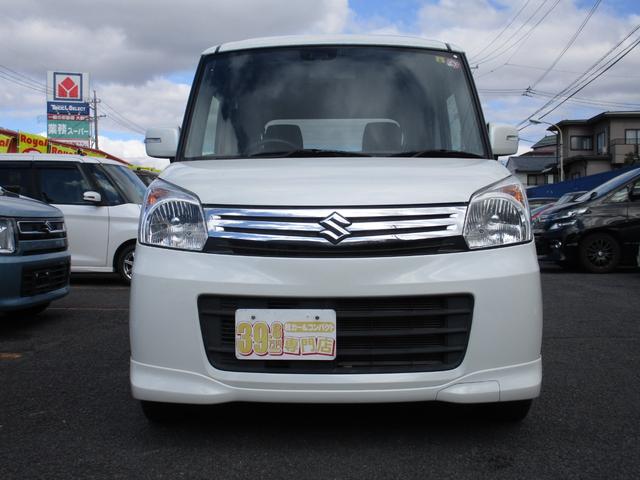 スペーシア Xリミテッド プリクラッシュセーフティ ベンチ席 全席PW 横滑防止装置 AAC Sキー アイスト Wエアバック 盗難警報装置 前席シートヒーター キーレス 運転席エアバッグ ABS パワステ 衝突安全ボディ(8枚目)