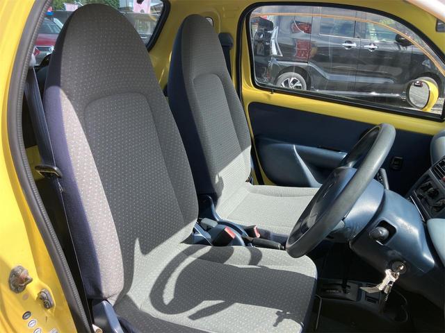 ツイン ガソリンＶ　車検整備付き　運転席エアバッグ　エアコン　パワーウィンドウ　走行距離５．０万キロ　イエロー（4枚目）