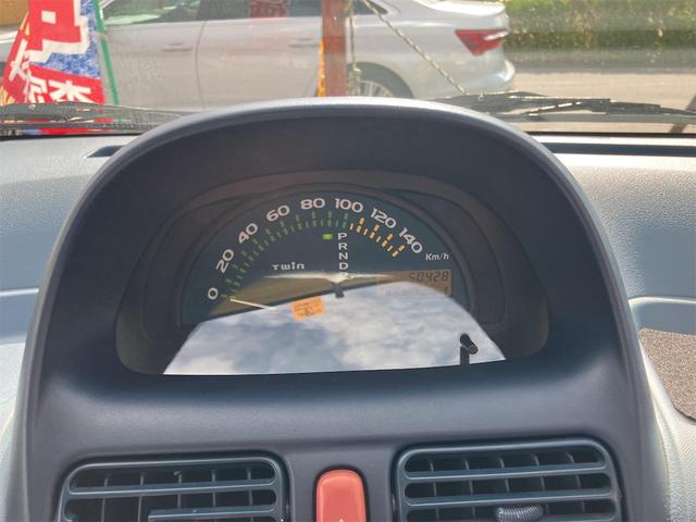 ツイン ガソリンＶ　車検整備付き　運転席エアバッグ　エアコン　パワーウィンドウ　走行距離５．０万キロ　イエロー（12枚目）