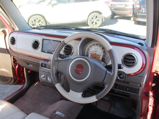 アルトラパンショコラ G 社外ナビ TV ETC バックカメラ プッシュスタート インテリキー HIDヘッド 純正アルミホイール オイル交換済み(11枚目)