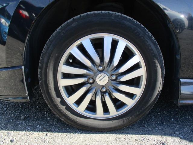 ソリオ Ｘ　４ＷＤ　社外ナビ　ＴＶ　両側スライド片側電動　プッシュスタート　インテリキー　純正アルミホイール　オイル交換済み（62枚目）