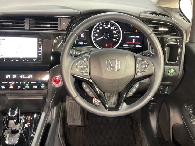 シャトル ハイブリッドZホンダセンシング いまコレ+新品マット付 衝突軽減 カーテンエアバック LEDライト 前席シートヒーター イモビ Bカメラ クルコン DVD パワーウィンドウ ナビTV 地デジ ETC スマートキー オートエアコン(14枚目)