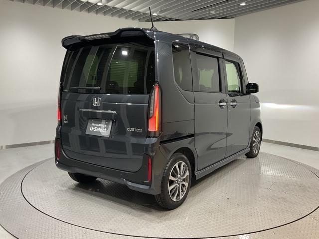 N-BOXカスタム ベースグレード CMBS Dレコ オートエアコン スマートキ LED 盗難防止装置 クルコン ETC バックカメラ フルセグTV パワーステアリング エアバッグ ESC パワーウインドウ フリーキー(7枚目)