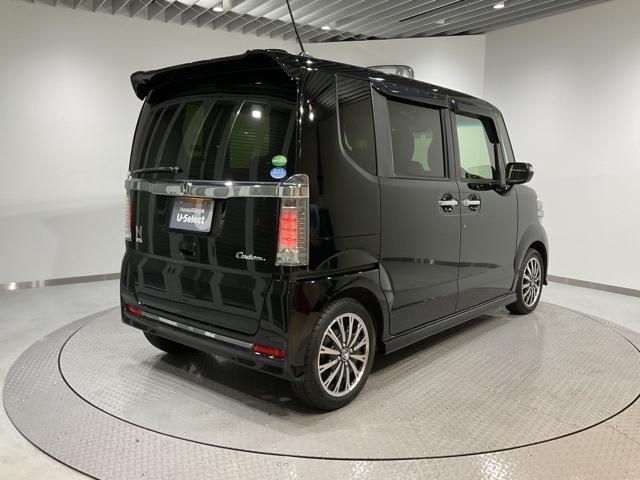 Ｎ－ＢＯＸカスタム ＧターボＳＳパッケージ　ＥＣＯＮ　Ｂモニター　ワンオーナー車　スマートエントリー　ＶＳＡ　盗難防止システム　ＡＡＣ　ナビＴＶ　オートクルーズコントロール　サイドカーテンエアバック　パワステ　ターボ車（8枚目）