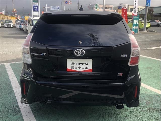 プリウスα Ｓツーリングセレクション・ＧＲスポーツ　キーレス　ローダウン　後カメラ　オートエアコン　インテリキー　エアバッグ　盗難防止装置　アルミホイール　メモリーナビ　３列シート　ＤＶＤ再生　記録簿　ＡＢＳ　ドライブレコーダー　ＥＴＣ　ナビ＆ＴＶ（6枚目）