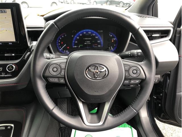 カローラスポーツ ハイブリッドG Z 前後誤発進抑制 Bモニ エアバック オートエアコン ナビTV AW デュアルエアバッグ パワステ ABS パワーウィンド ETC メモリーナビ ワンセグ(13枚目)