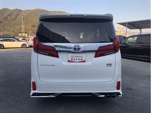 アルファードハイブリッド ＳＲ　Ｃパッケージ　点検記録簿　サンル－フ　ワンオナ　エアロ　バックモニター　オートエアコン　ＬＥＤ　横滑り防止機能　ＡＢＳ　イモビ　ＡＣ１００Ｖ電源　アルミ　ドライブレコーダー　ナビ＆ＴＶ　４ＷＤ　３列シート　Ｐシート（6枚目）