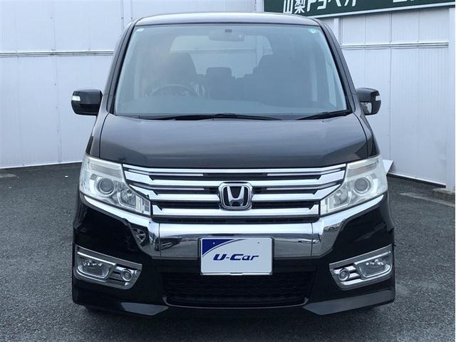 ステップワゴンスパーダ パワーエディション　１オーナー　記録簿　ダブルエアコン　横滑り防止　両側電動ドア　ＡＡＣ　メモリーナビ　地デジＴＶ　アルミ　盗難防止システム　パワーステアリング　運転席エアバッグ　ウォークスルー　パワーウィンドウ　ＡＢＳ（2枚目）