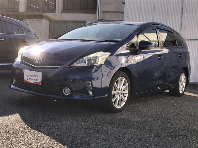 プリウスα Ｇツーリングセレクション　１オーナー　イモビ　ナビＴＶ　カーテンエアバッグ　パワーウインドウ　パワーステアリング　ＬＥＤ　定期点検記録簿　フルセグテレビ　オートクルーズ　ＥＴＣ車載器　アルミ　エアコン　ＤＶＤ可　横滑り防止（8枚目）