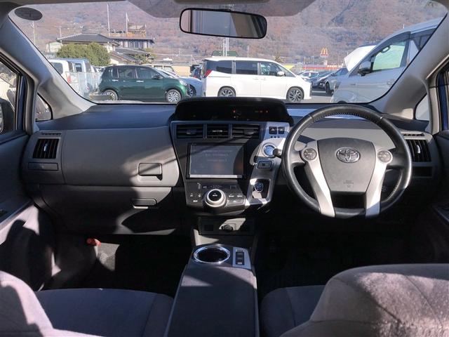 プリウスα Ｇツーリングセレクション　１オーナー　イモビ　ナビＴＶ　カーテンエアバッグ　パワーウインドウ　パワーステアリング　ＬＥＤ　定期点検記録簿　フルセグテレビ　オートクルーズ　ＥＴＣ車載器　アルミ　エアコン　ＤＶＤ可　横滑り防止（14枚目）