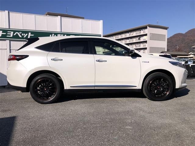 ハリアーハイブリッド プレミアム　メタル　アンド　レザーパッケージ　ワンオーナー　スマキー　ＬＥＤヘッドライト　地デジ　バックモニター　電動シート　本革　ＤＶＤ再生　クルコン　横滑り防止機能　イモビライザー　アルミホイール　ドライブレコーダー　メモリーナビ　４ＷＤ（4枚目）