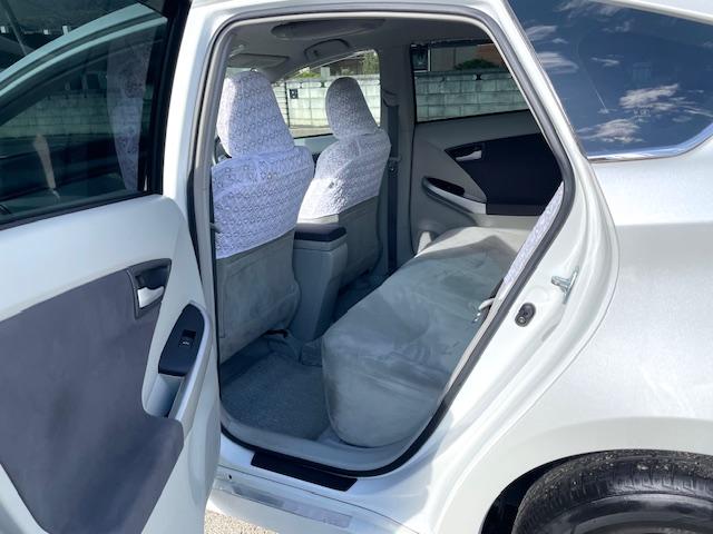 プリウス G バッテリー交換済 コーティング済 縦列ガイド付Bカメラ ドラレコ ETC メッキモール&ドアノブ 除菌イオン清浄機 ナビTV Bluetooth クルコン BALMINUMアルミ 本革巻ハンドル SD(55枚目)