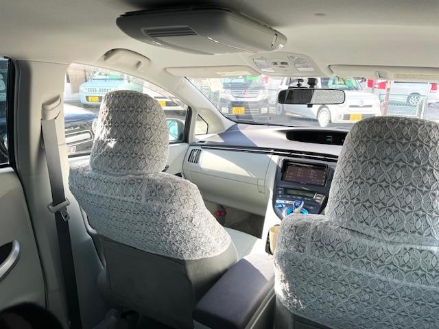 プリウス G バッテリー交換済 コーティング済 縦列ガイド付Bカメラ ドラレコ ETC メッキモール&ドアノブ 除菌イオン清浄機 ナビTV Bluetooth クルコン BALMINUMアルミ 本革巻ハンドル SD(56枚目)