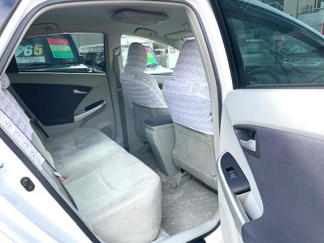 プリウス G バッテリー交換済 コーティング済 縦列ガイド付Bカメラ ドラレコ ETC メッキモール&ドアノブ 除菌イオン清浄機 ナビTV Bluetooth クルコン BALMINUMアルミ 本革巻ハンドル SD(61枚目)