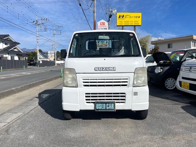 キャリイトラック KCパワステ エアコン&パワステ&切替式4WDタイプ 5MT ナビTV TV走行OK ドラレコ 荷台マット ゲートプロテクター ゴムマット ドアバイザー 三方開き エンジンオイル・オイルエレメント交換済み ラジオ(2枚目)