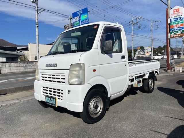 キャリイトラック KCパワステ エアコン&パワステ&切替式4WDタイプ 5MT ナビTV TV走行OK ドラレコ 荷台マット ゲートプロテクター ゴムマット ドアバイザー 三方開き エンジンオイル・オイルエレメント交換済み ラジオ(3枚目)