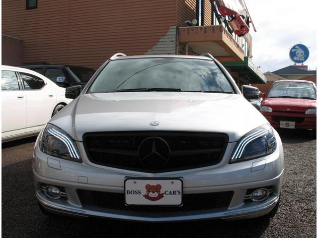 Cクラスステーションワゴン C300 ステーションワゴン アバンギャルド V6 3.0 右ハンドル 社外18インチアルミホイール 新品S-LOOKインナーブラックLEDユーロヘッドライト シーケンシャルウインカー ブラックグリル 純正HDナビTV 車検令和9年2月(11枚目)