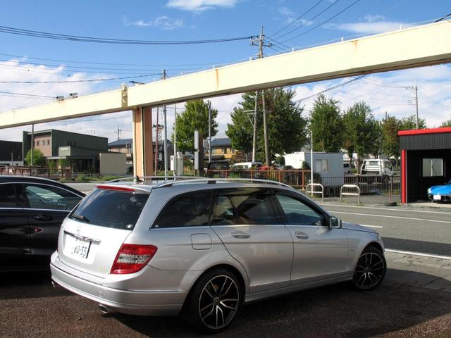 Cクラスステーションワゴン C300 ステーションワゴン アバンギャルド V6 3.0 右ハンドル 社外18インチアルミホイール 新品S-LOOKインナーブラックLEDユーロヘッドライト シーケンシャルウインカー ブラックグリル 純正HDナビTV 車検令和9年2月(15枚目)