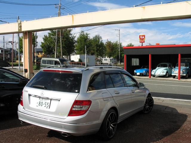 Cクラスステーションワゴン C300 ステーションワゴン アバンギャルド V6 3.0 右ハンドル 社外18インチアルミホイール 新品S-LOOKインナーブラックLEDユーロヘッドライト シーケンシャルウインカー ブラックグリル 純正HDナビTV 車検令和9年2月(17枚目)