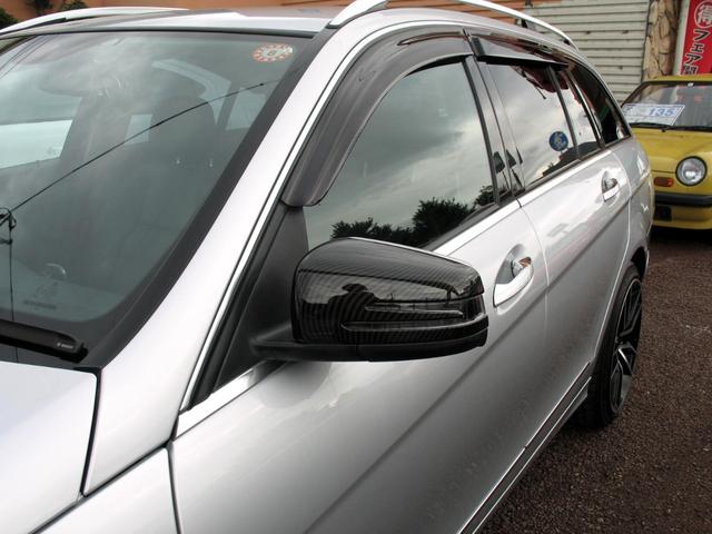 Cクラスステーションワゴン C300 ステーションワゴン アバンギャルド V6 3.0 右ハンドル 社外18インチアルミホイール 新品S-LOOKインナーブラックLEDユーロヘッドライト シーケンシャルウインカー ブラックグリル 純正HDナビTV 車検令和9年2月(62枚目)