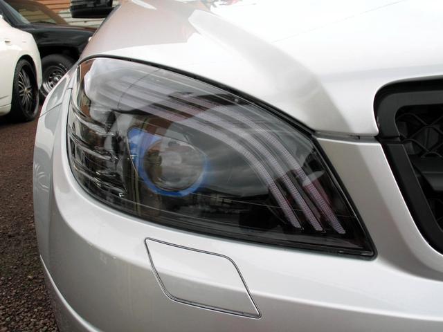 Cクラスステーションワゴン C300 ステーションワゴン アバンギャルド V6 3.0 右ハンドル 社外18インチアルミホイール 新品S-LOOKインナーブラックLEDユーロヘッドライト シーケンシャルウインカー ブラックグリル 純正HDナビTV 車検令和9年2月(63枚目)