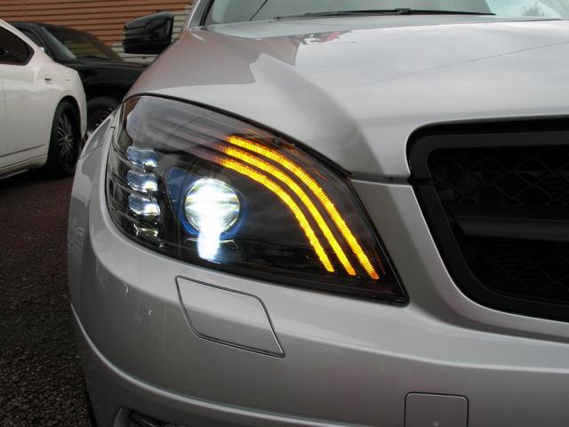 Cクラスステーションワゴン C300 ステーションワゴン アバンギャルド V6 3.0 右ハンドル 社外18インチアルミホイール 新品S-LOOKインナーブラックLEDユーロヘッドライト シーケンシャルウインカー ブラックグリル 純正HDナビTV 車検令和9年2月(67枚目)