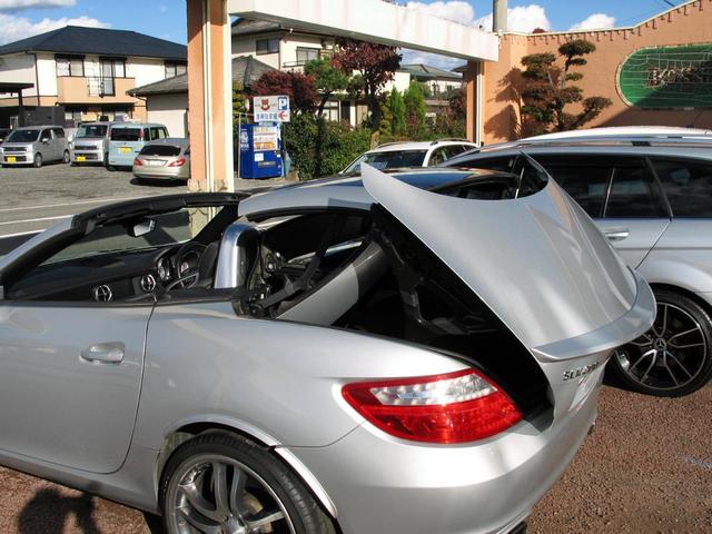 ＳＬＫ ＳＬＫ２００ブルーエフィシェンシー　黒本革　ＢＵＲＡＢＵＳ１９インチアルミ　パナメリカーナＧＴグリル　リアスポイラー（15枚目）