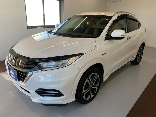 ヴェゼル ハイブリッドZ・ホンダセンシング ワンオーナー 禁煙車 アルパイン8インチナビ バックカメラ ETC ドラレコ 運転席パワーシート ハーフレザーシート シートヒーター 純正17インチアルミ(9枚目)