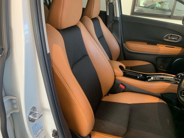 ヴェゼル ハイブリッドZ・ホンダセンシング ワンオーナー 禁煙車 アルパイン8インチナビ バックカメラ ETC ドラレコ 運転席パワーシート ハーフレザーシート シートヒーター 純正17インチアルミ(25枚目)