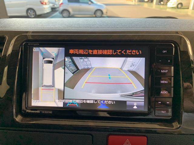 ハイエースバン スーパーＧＬ　ダークプライムＩＩ　禁煙車　ワンオーナー　ディーゼルターボ　ストラーダＳＤナビ　パノラミックビューモニター　ドラレコ前後　ＥＴＣ　デジタルインナーミラー　　１７インチ社外アルミ　ホワイトレタータイヤ（4枚目）