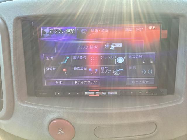 キューブ １５Ｇ　ナビ　バックカメラ　キーレス　ワンセグ　ガラスルーフ　車検整備付（15枚目）