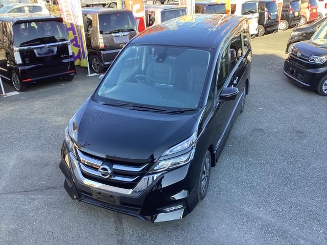 セレナ ハイウェイスター VセレクションII ナビ バックカメラ フロントカメラ ETC 車検有 フルセグ フリッピダウンモニター(4枚目)